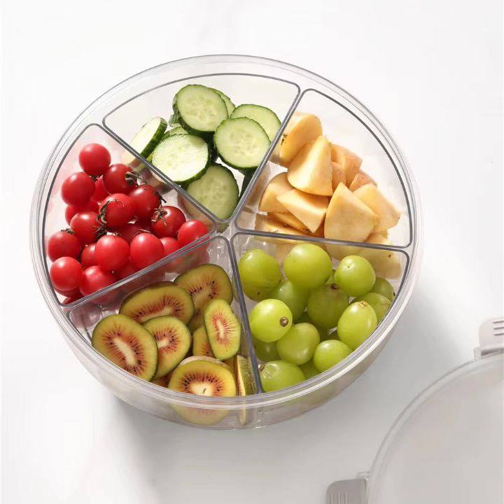 طبق تقديم حلويات مضلع بيد شبيه للجلد