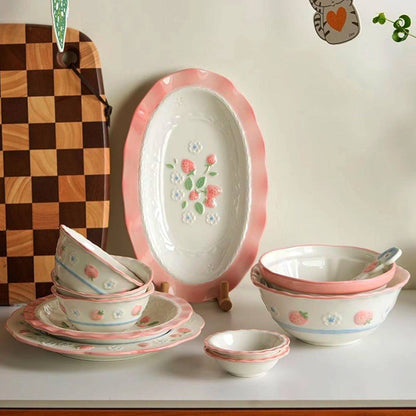 طقم عشاء مستورد 12 قطعه