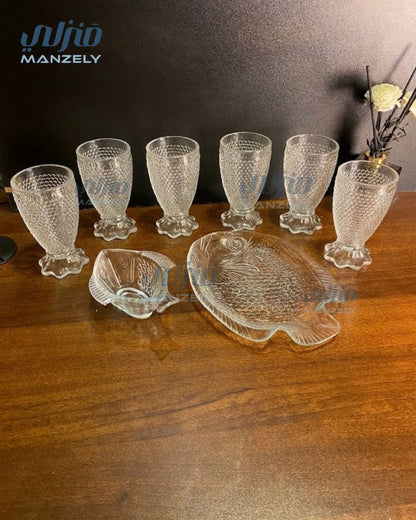 طقم تقديم سمك كامل 18قطعة