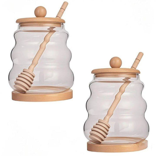 عساله بايركس زجاج بغطاء مستورده