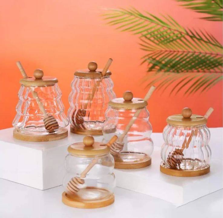 عساله بايركس زجاج بغطاء مستورده