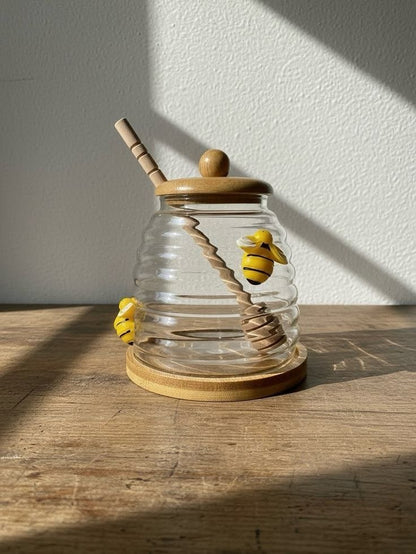 عساله بايركس زجاج بغطاء مستورده