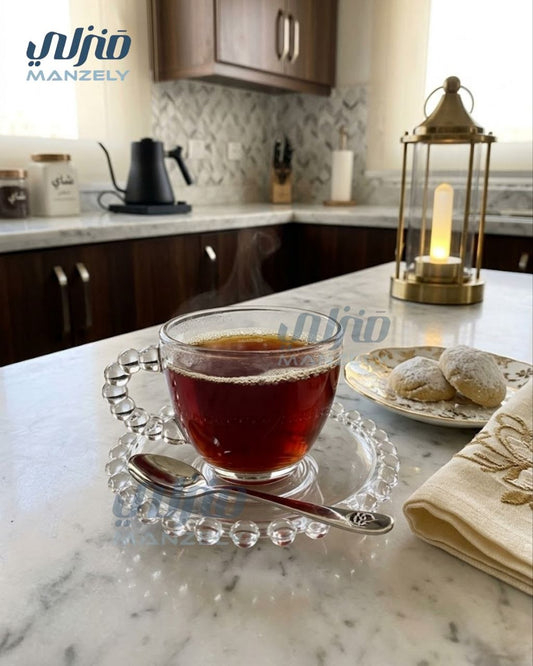 طقم شاي بابلز بالطبق