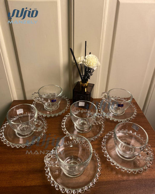 طقم شاي بابلز بالطبق