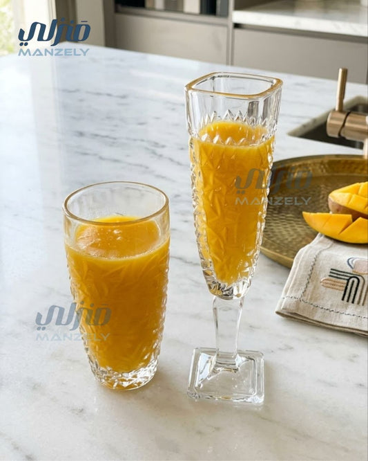 طقم منقرش كراكل كامل شوبات وكاسات