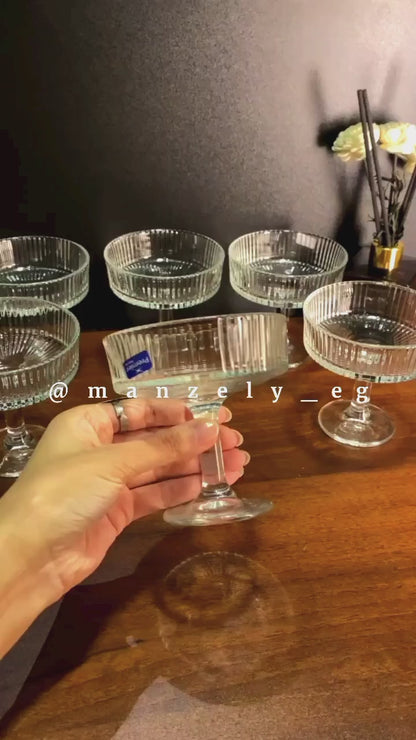 طقم كاسات جيلي و ايس كريم