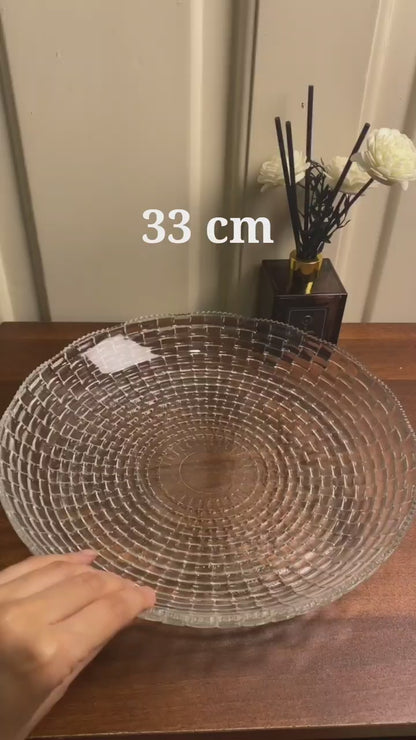 طبق فاكهه مربعات 33سم