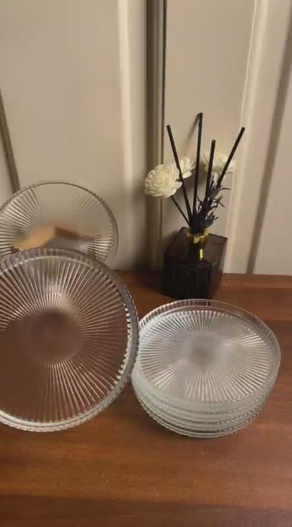 طقم اطباق جاتو مخططه 6 قطع 16 سم (صغيره )