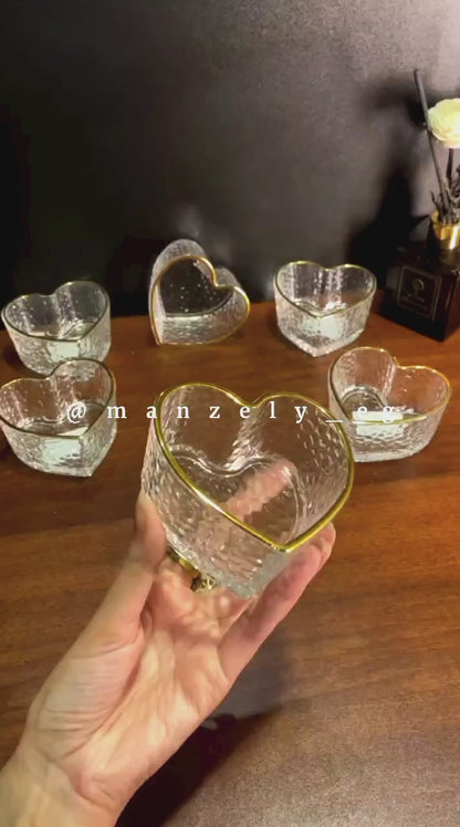 طقم بولات قلوب حجري