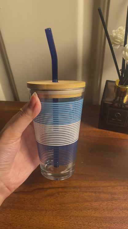 مج نيو مخطط ازرق