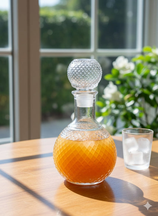 قاروره كريستال مستورده نص لتر