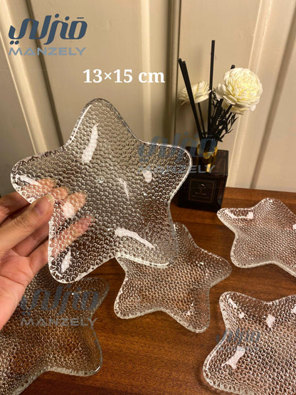طقم اطباق نجوم  13×15سم 6 قطع