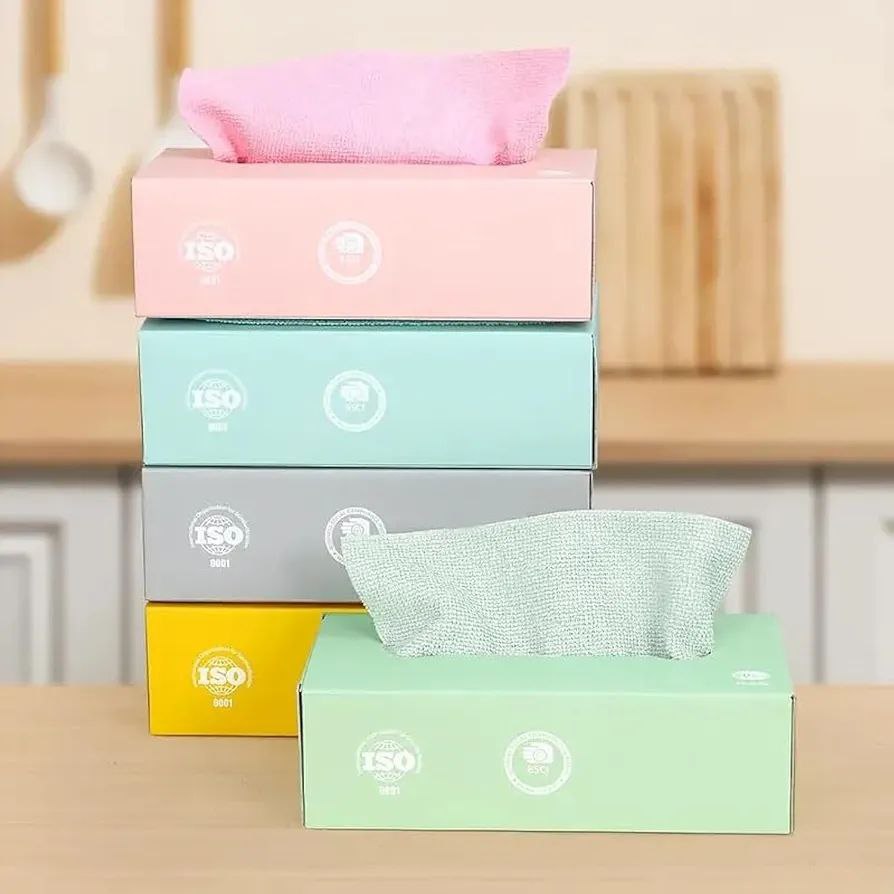 علبة مناديل ميكروفيبر مستورده