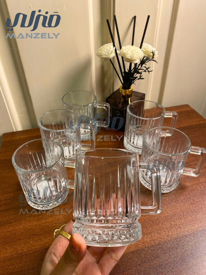 طقم شاى اليسيا 250مللى 6 قطع