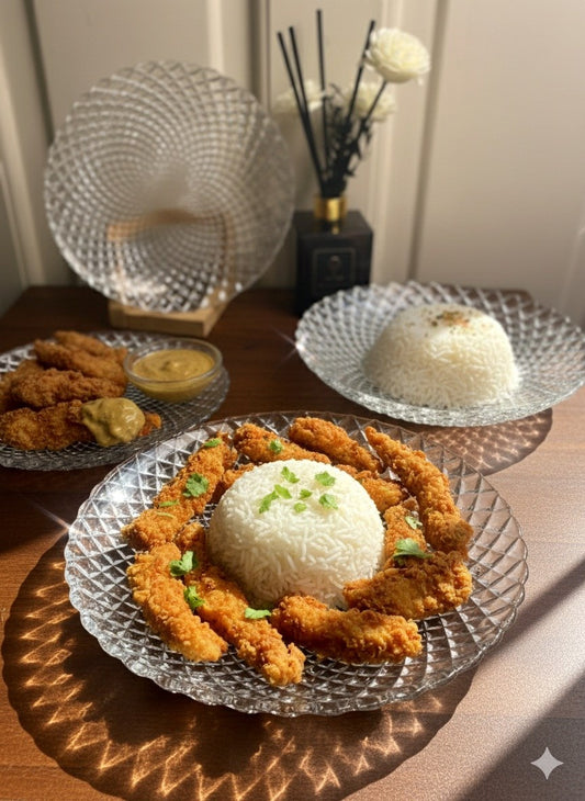 طقم اطباق دايموند 20 سم 6 قطع