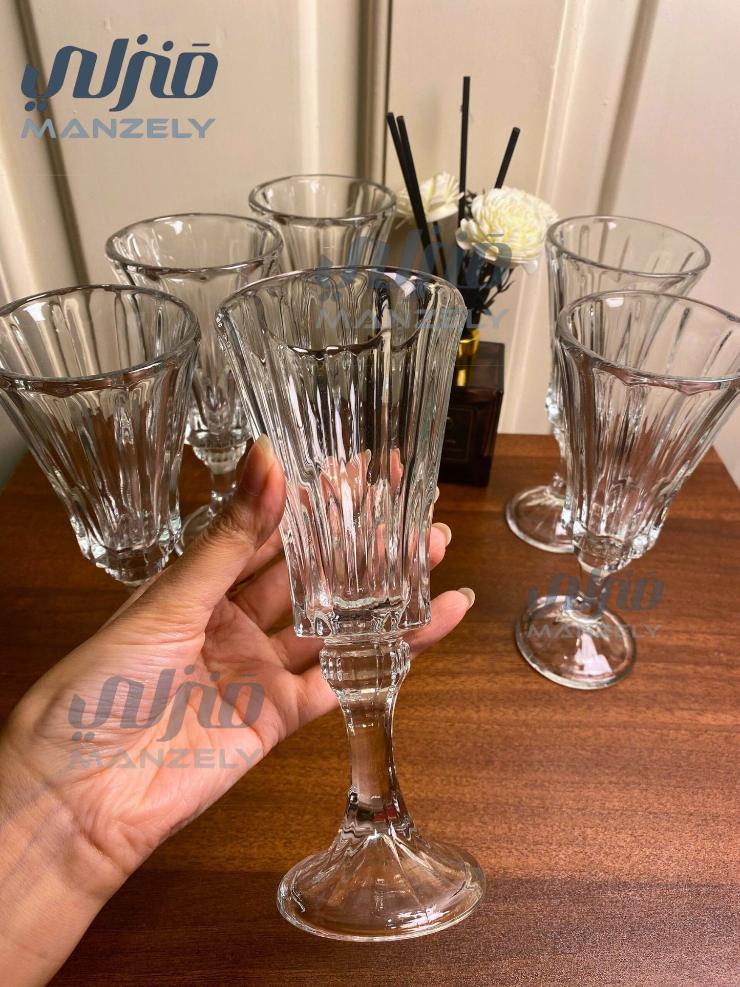 كاسات مدريد 200مللى 6 قطع