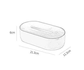 علبه مناديل اكليرك*خشب مستورد بيضاوي