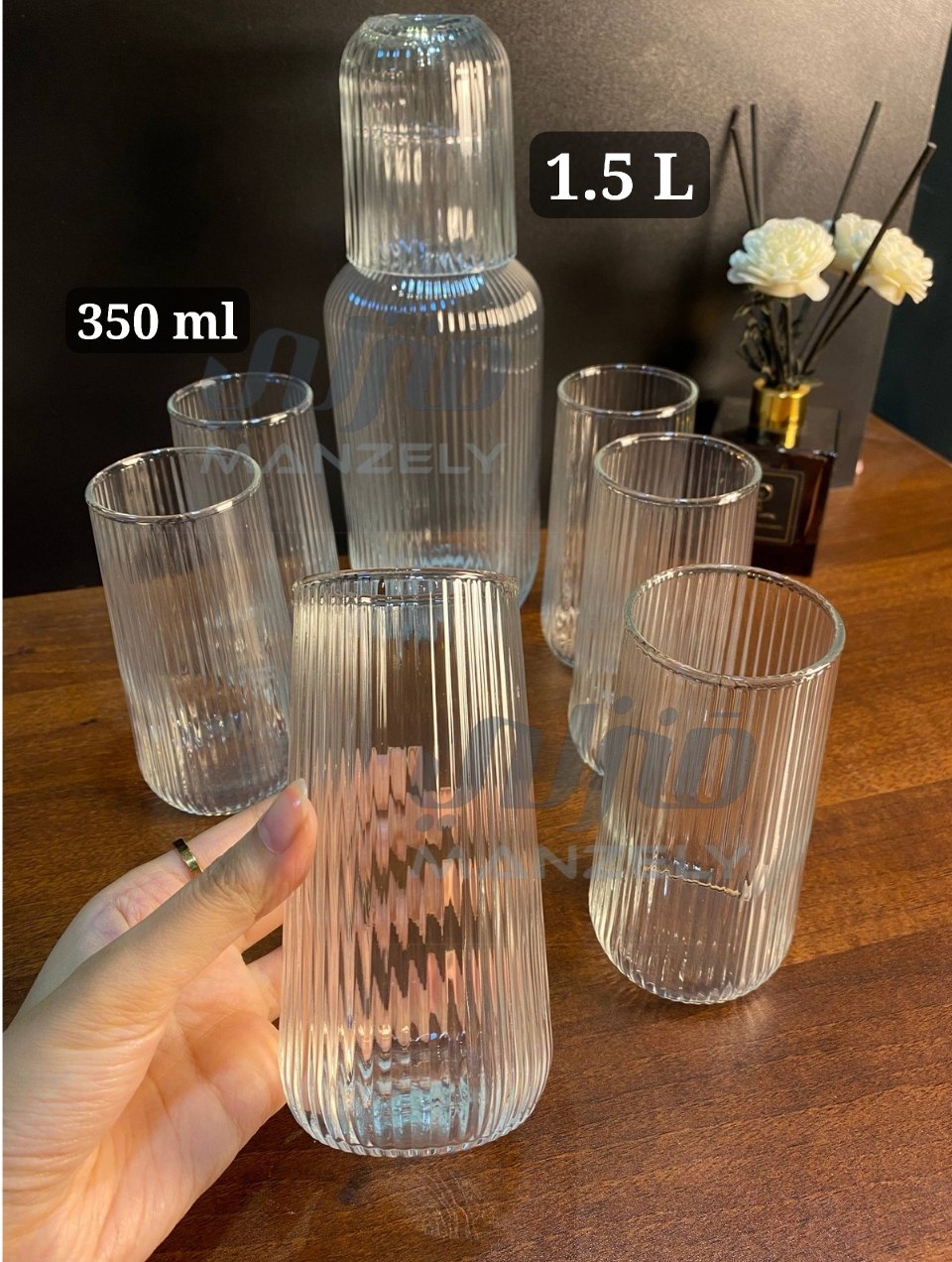 طقم قاروره اليكس بشوب هاواوى 8قطع