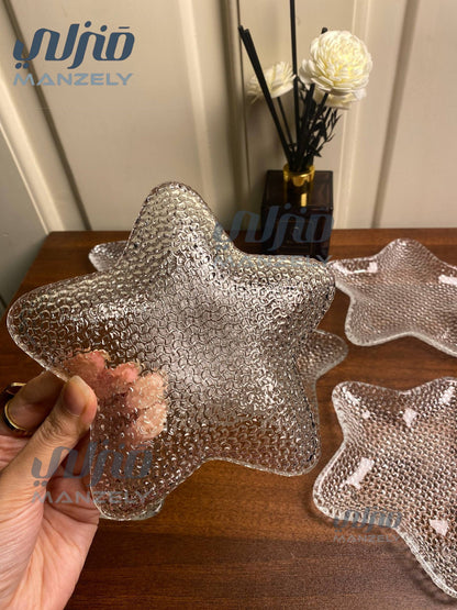 طقم اطباق نجوم  13×15سم 6 قطع