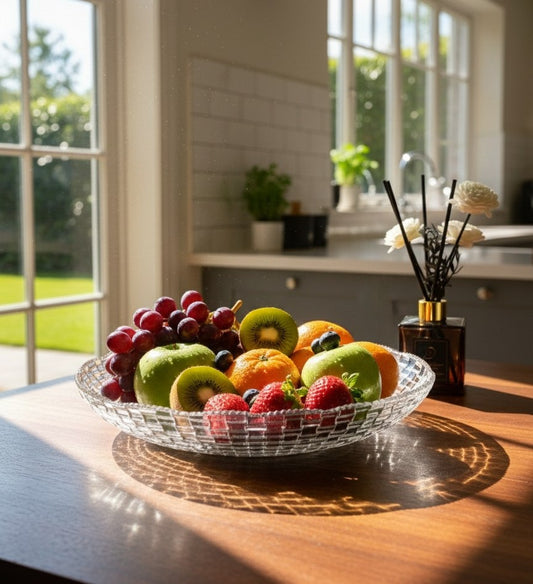 طبق فاكهه مربعات 33سم