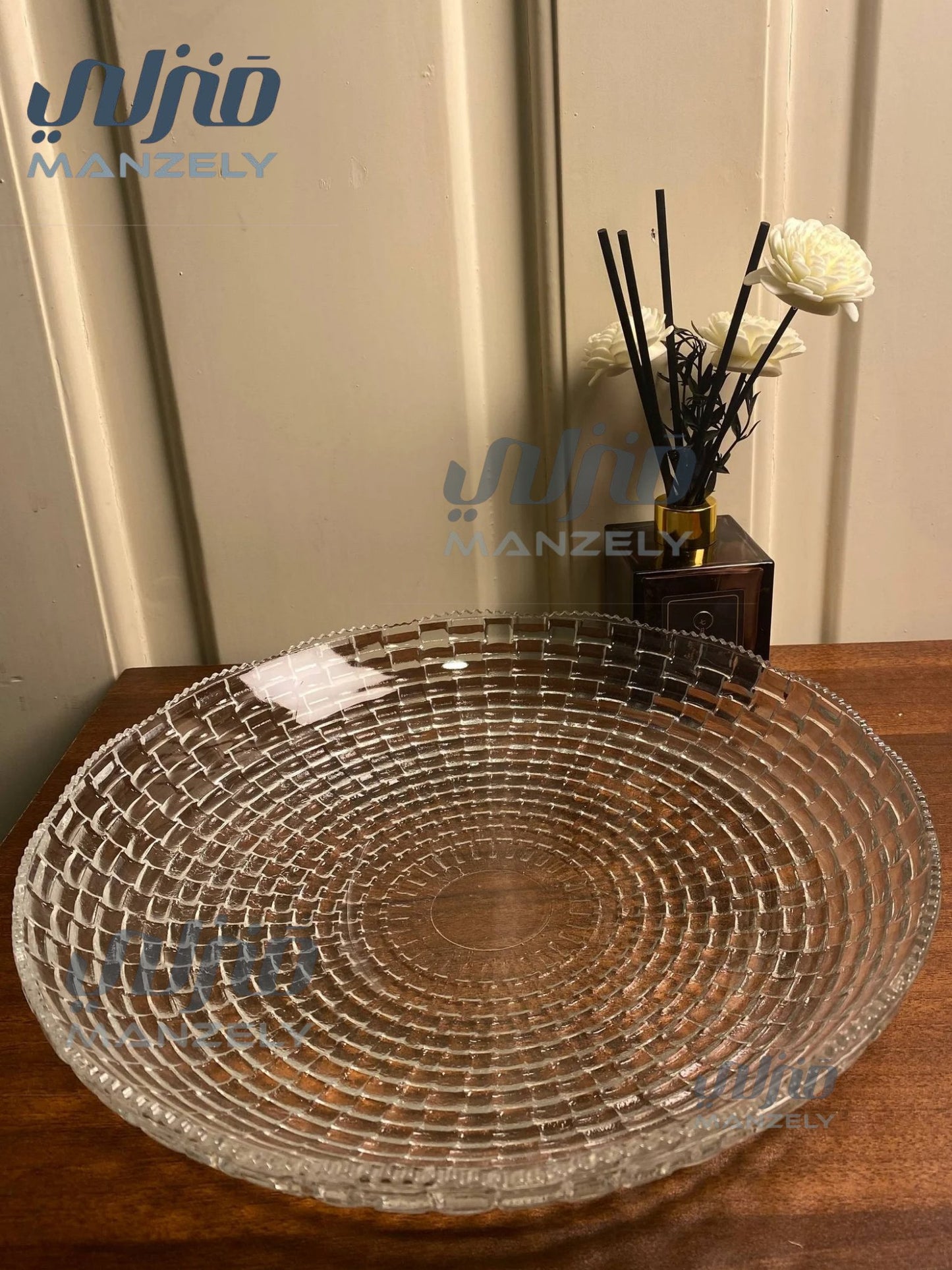 طبق فاكهه مربعات 33سم