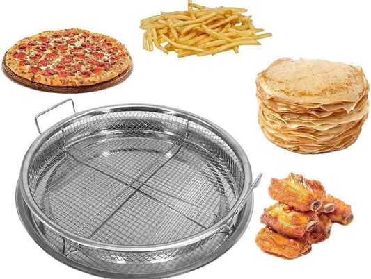 Original imported round stainless steel roasting tray