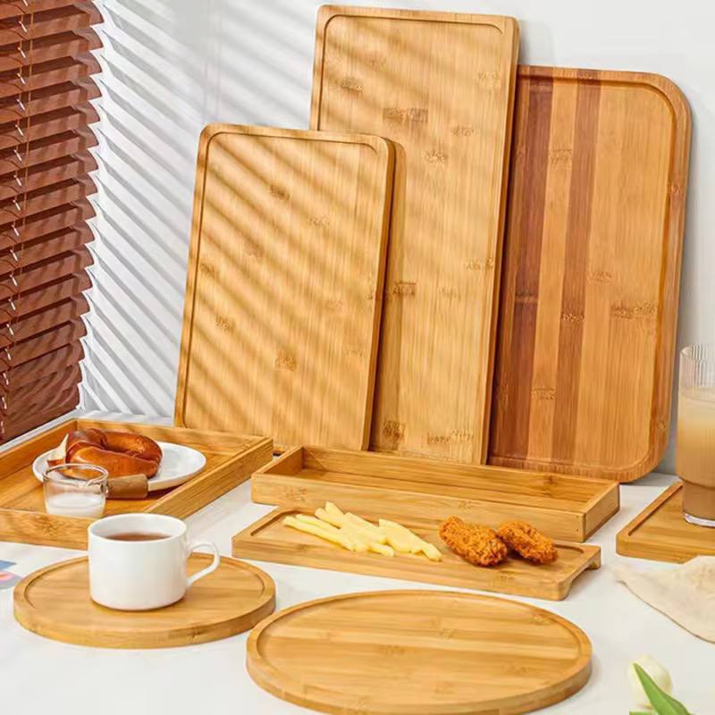 طقم صواني او اورديف
تقديم خشب بامبو مستورد