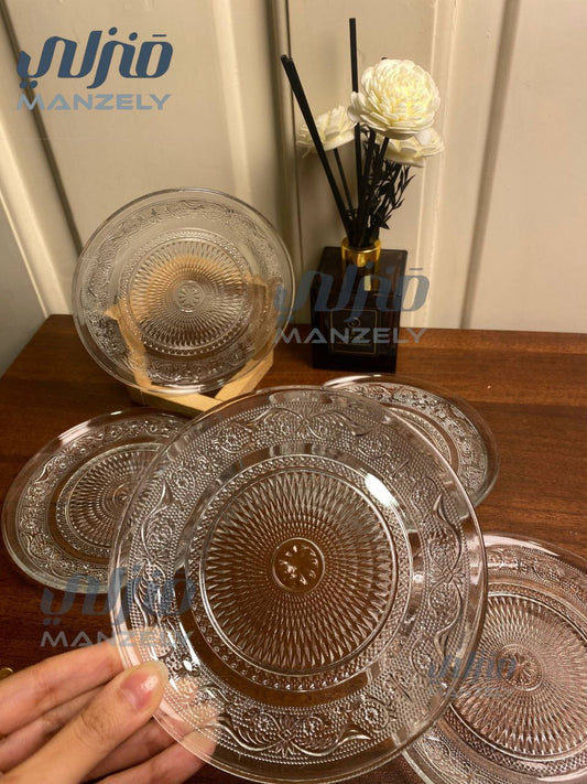 طقم حلويات وجاتوه 13×8سم 6 قطع