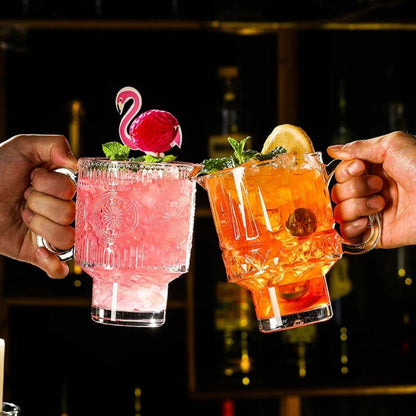 مج زجاج فلامنجو مستورد