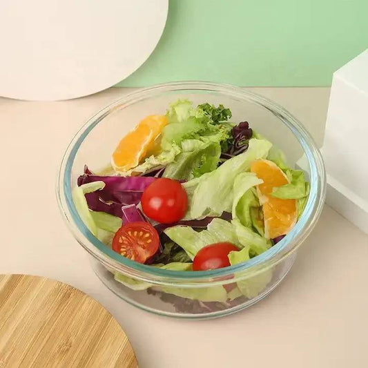 طقم علب ثلاجه بيركس مدور بغطا خشب