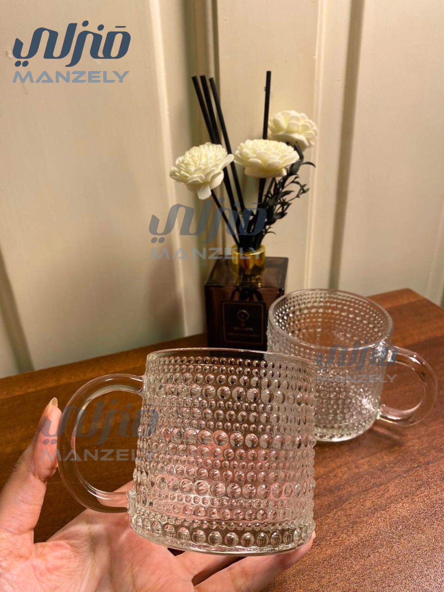 طقم مج كابل منقط 350مللى قطعتين