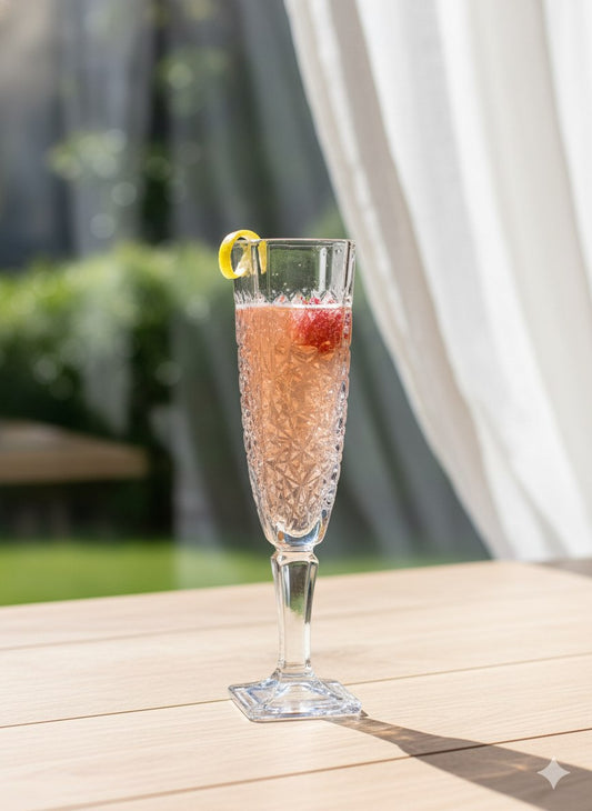 كاس مربع منقرش 130مللى 6 قطع