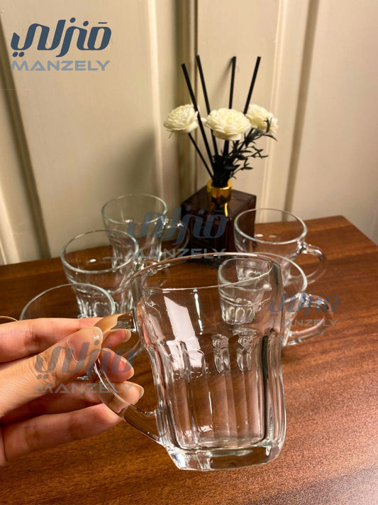 طقم شاى لوزا 180مللى 6 قطع