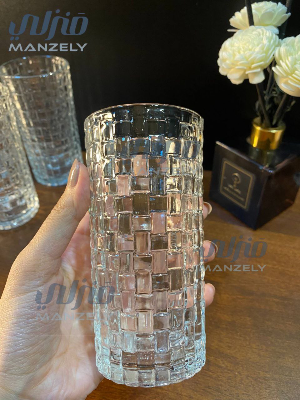 طقم شوب مربعات صوفيا 350مللى 6 قطع