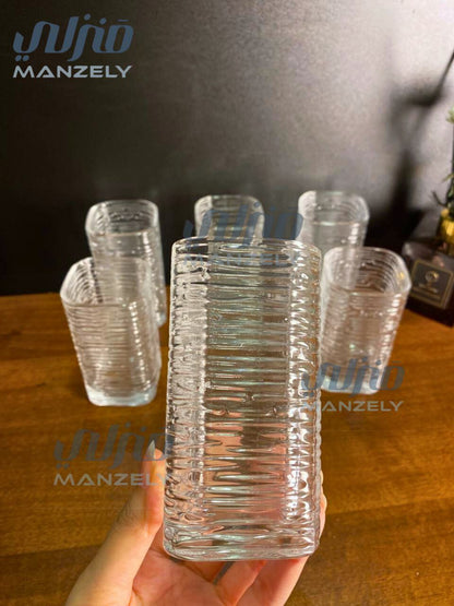 شوب كارجو مخطط 220 مللى 6قطع