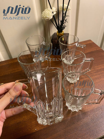 طقم شاى ريزى 200 مللى 6 قطع