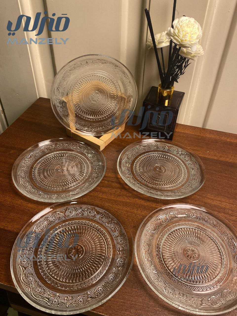 طقم حلويات وجاتوه 13×8سم 6 قطع